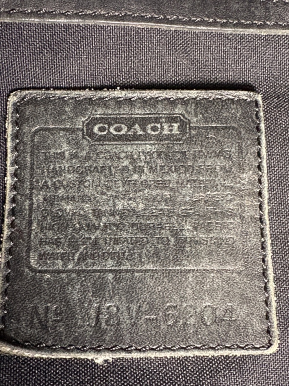Vintage Coach Sonoma Black Bucket Bag 6004 - 1998 - Picture 9 of 11